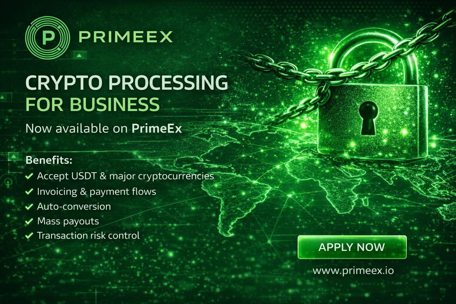 Криптопроцессинг для бизнеса